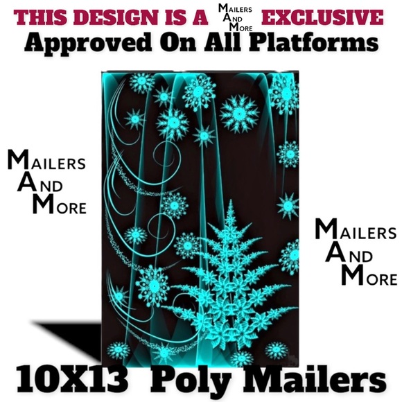 50 10X13 Poly Mailers Emerald Tree Shipping Envelopes PRICE IS FIRM - Picture 3 of 5